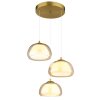 Globo lighting Avila hanging light LED gold, 1-light source, Remote control