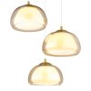 Globo lighting Avila hanging light LED gold, 1-light source, Remote control