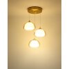 Globo lighting Avila hanging light LED gold, 1-light source, Remote control