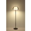 Globo lighting Avila floor lamp LED chrome, black, 1-light source, Remote control