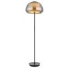 Globo lighting Avila floor lamp LED chrome, black, 1-light source, Remote control
