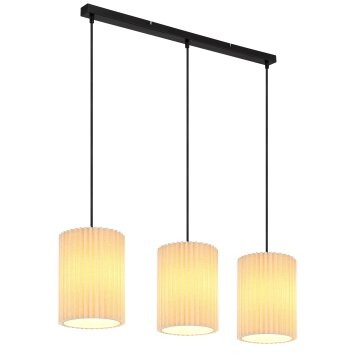 Globo lighting Page hanging light black, 3-light sources