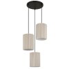 Globo lighting Page hanging light black, 3-light sources