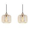 Globo lighting Alfred hanging light sand-coloured, 4-light sources