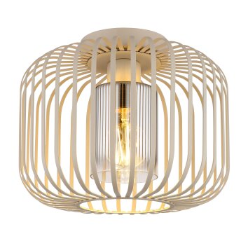 Globo lighting Alfred ceiling light sand-coloured, 1-light source