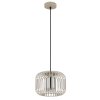 Globo lighting Alfred hanging light sand-coloured, 1-light source