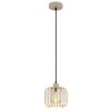 Globo lighting Alfred hanging light sand-coloured, 1-light source
