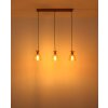 Globo lighting Massey hanging light brown, 3-light sources