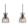 Globo lighting Massey hanging light black, 3-light sources