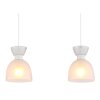 Globo lighting Massey hanging light white, 3-light sources