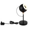 Globo lighting Donovan table lamp LED chrome, black, 1-light source