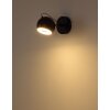 Globo lighting Donovan wall light LED chrome, black, 1-light source