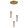 Globo lighting Karolo hanging light gold, 3-light sources