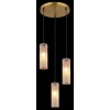 Globo lighting Karolo hanging light gold, 3-light sources