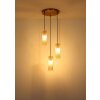 Globo lighting Karolo hanging light gold, 3-light sources