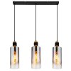 Globo lighting Osborne hanging light brown, black, 3-light sources