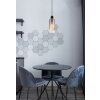 Globo lighting Osborne hanging light brown, black, 1-light source