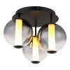 Globo lighting Lacy ceiling light LED black, 1-light source