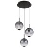 Globo lighting Lacy hanging light LED black, 1-light source