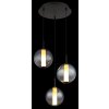 Globo lighting Lacy hanging light LED black, 1-light source