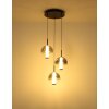 Globo lighting Lacy hanging light LED black, 1-light source