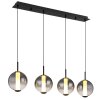 Globo lighting Lacy hanging light LED black, 1-light source
