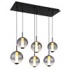 Globo lighting Lacy hanging light LED black, 1-light source