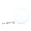 Globo lighting Balla table lamp matt nickel, 1-light source