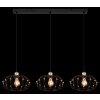 Globo lighting Greys hanging light black, 3-light sources