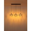 Globo lighting Greys hanging light black, 3-light sources