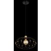 Globo lighting Greys hanging light black, 1-light source