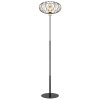 Globo lighting Greys floor lamp black, 1-light source