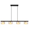 Globo lighting Higgins hanging light gold, black, 4-light sources