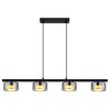 Globo lighting Higgins hanging light black, 4-light sources