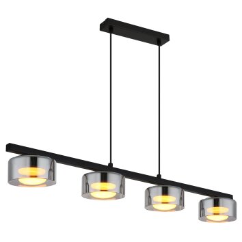 Globo lighting Higgins hanging light black, 4-light sources
