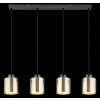 Globo lighting Felicia hanging light black, 4-light sources