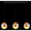 Globo lighting Severin hanging light LED black, 1-light source
