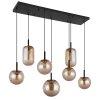 Globo lighting Severin hanging light LED black, 1-light source