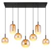 Globo lighting Severin hanging light LED black, 1-light source