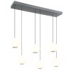 Globo lighting Simmons hanging light LED grey, 1-light source
