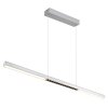 Globo lighting Cody hanging light LED brushed aluminium, white, 1-light source