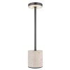 Globo lighting Polina table lamp LED chrome, grey, black, 1-light source