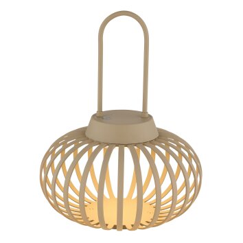 Globo lighting Allegra table lamp LED sand-coloured, 1-light source