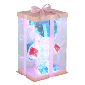 Globo lighting Brondar table lamp LED smoke coloured, transparent, clear, 1-light source