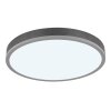 Globo lighting Doro ceiling light LED grey, silver, 1-light source, Remote control