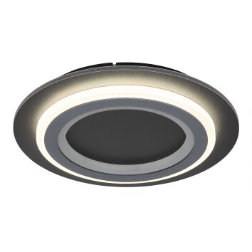 Globo lighting Jayden ceiling light LED black, 1-light source, Remote control, Colour changer