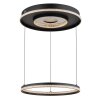 Globo lighting Marsh hanging light LED black, 1-light source, Remote control