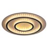 Globo lighting Jayden ceiling light LED gold, black, 1-light source, Remote control