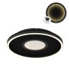 Globo lighting Emory ceiling light LED black, 1-light source