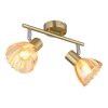 Globo lighting Zachery ceiling light brass, 2-light sources